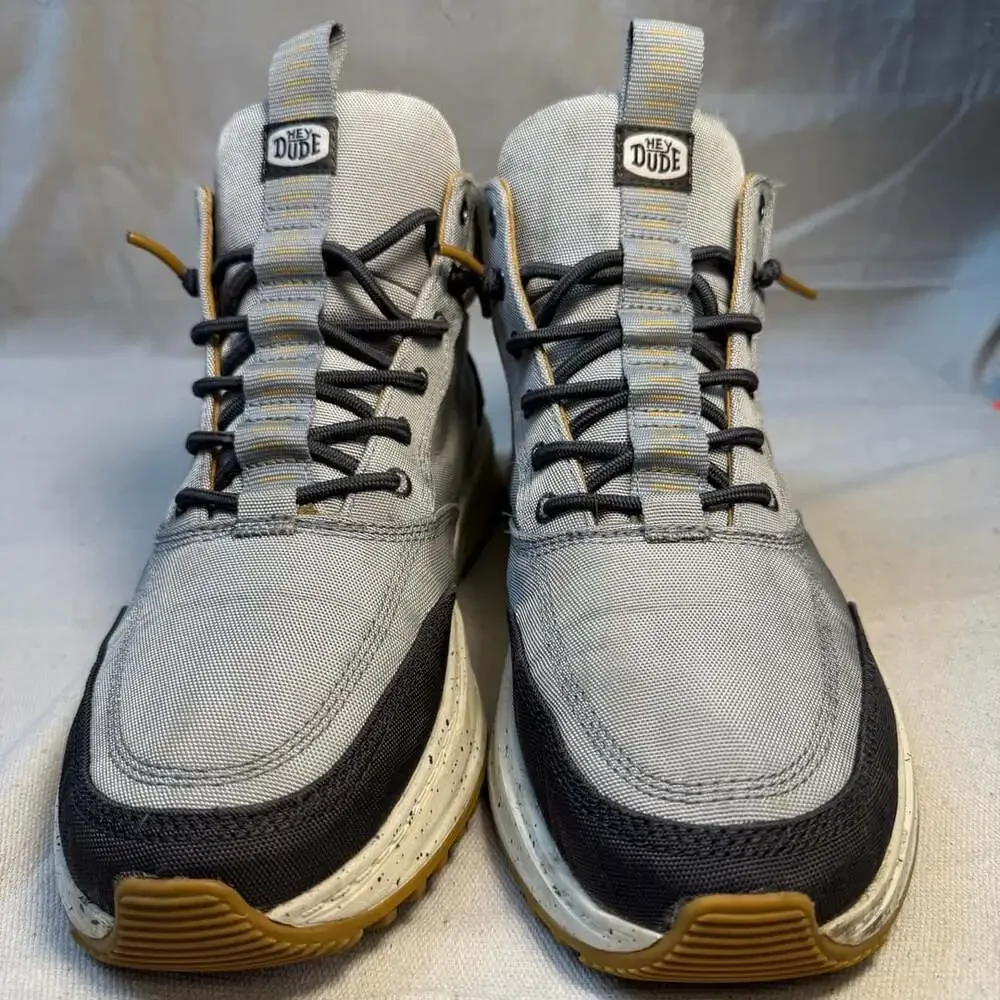 Hey Dude Tahoe Nylon Boot Size 12M Gray